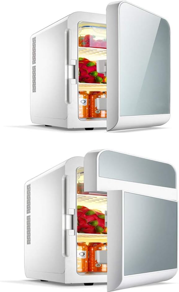 Multifunctional 20L Double Refrigeration Car Mini Refrigerator Small Household Mini Dormitory Car Home Dual-use Single Double Door