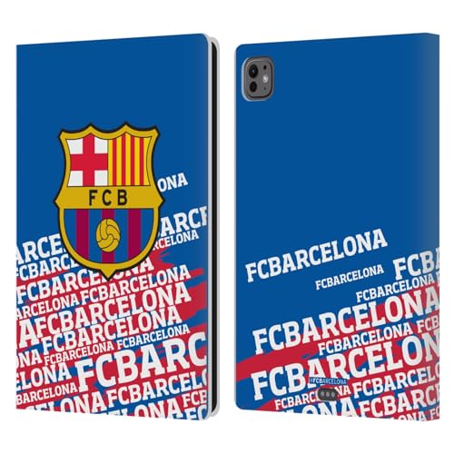 Étui portefeuille FC Barcelona iPad Pro 11 M4 M5 en cuir de haute finition
