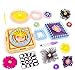 Ayasee Weaving Loom Kit, Flower Knitting Loom Kit, Frame Looms, Knitting Wool, Round/Square Knitting Looms Craft Kit Multi Color (Flower Maker)