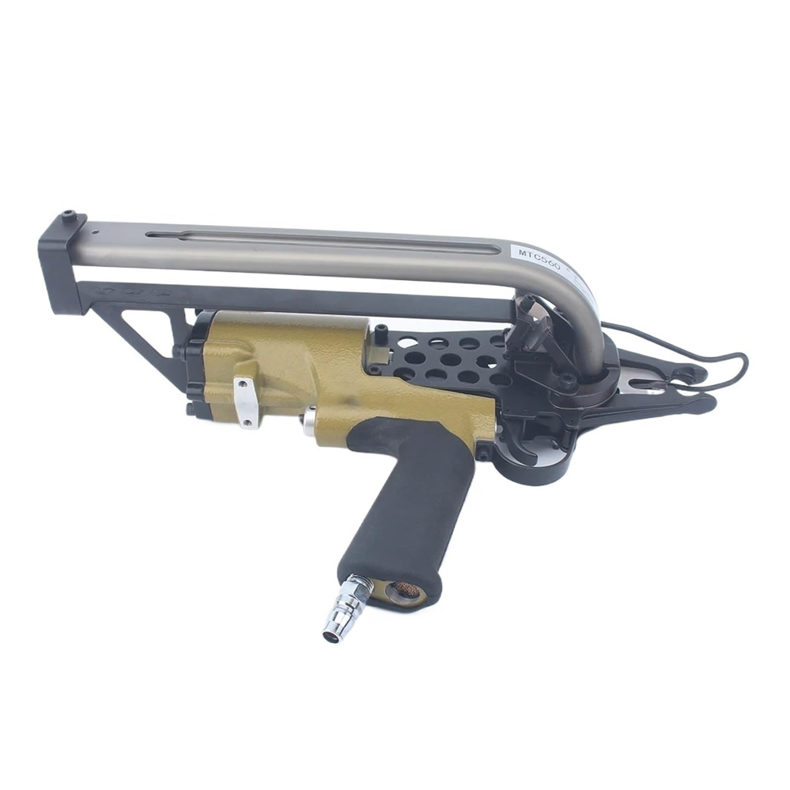 Pistola sparapunti pneumatica senza olio, sparapunti per impieghi gravosi MTC560 Chiodatrice pneumatica industriale di tipo C for utensili pneumatici a forma di C
