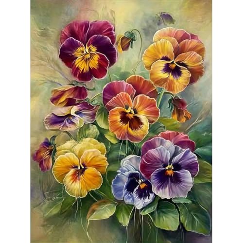 Vintage Stamped Cross Stitch Kits for Adults Flowers 11CT Needlepoint Counted Cross Stitch Kits for Beginner Printed Dimensions Embroidery Kit Art Craft for Home Wall Decor Gift 12x16 Inch