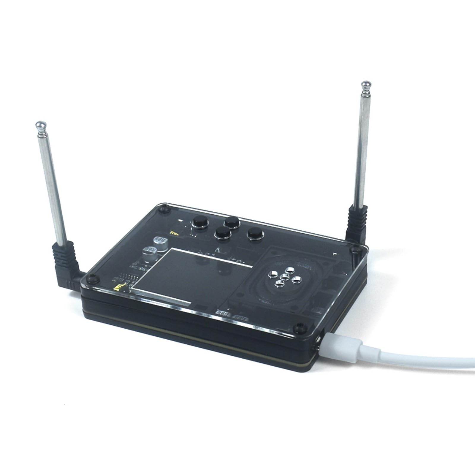 Kreatives elektronisches Instrument mit USB Kabel und Antennen, Theremin Set, Geschenk für Musikfans, Theremin Musikinstrument Bildschirm
