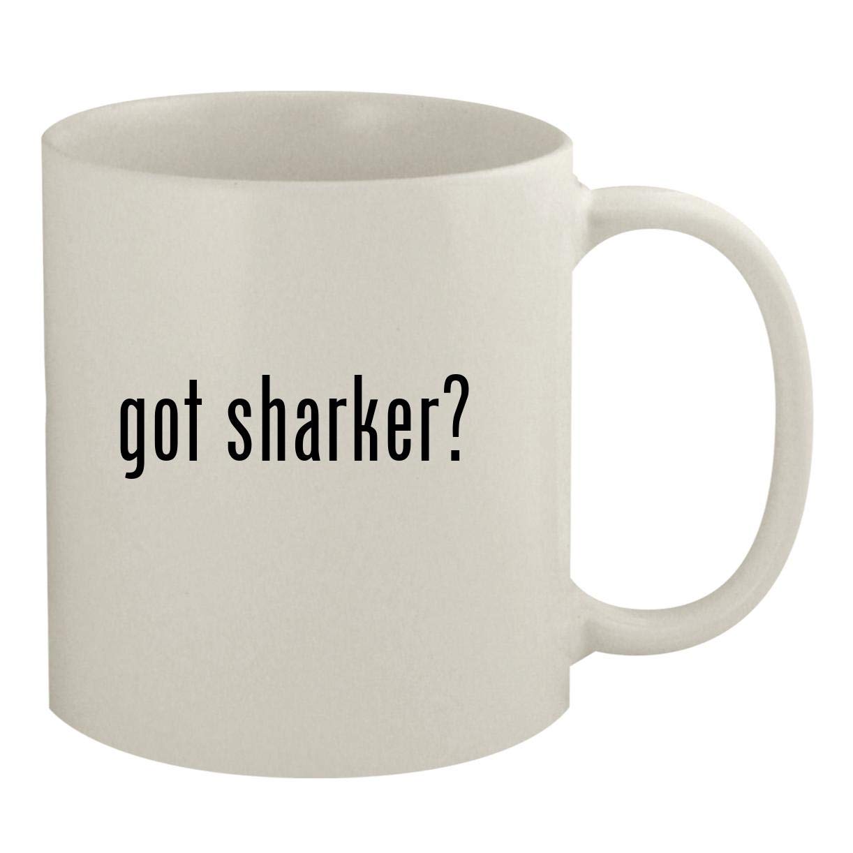 got sharker? - Ceramic 11oz White Mug, White