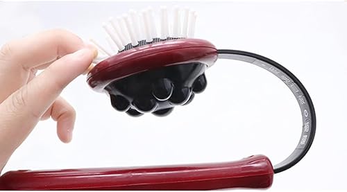 Miniatura 5 de ARTIBETTER 2 martillos de masaje de mano, masajeador de mango largo para cuello, hombros, espalda y todo el cuerpo, cabezal de golpeteo flexible,