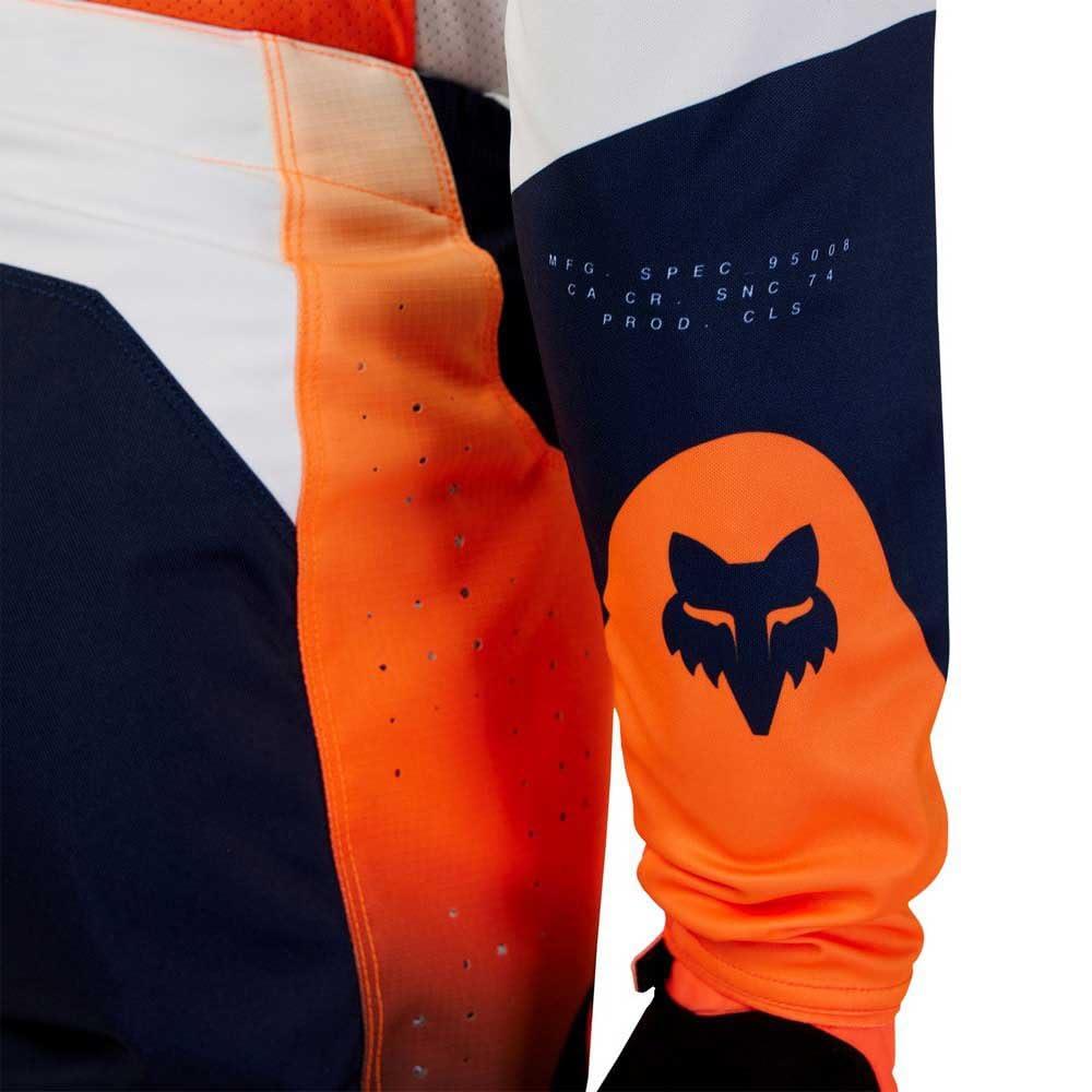 FOX 360 Revise Maglia Motocross, blu scuro/arancione, XL