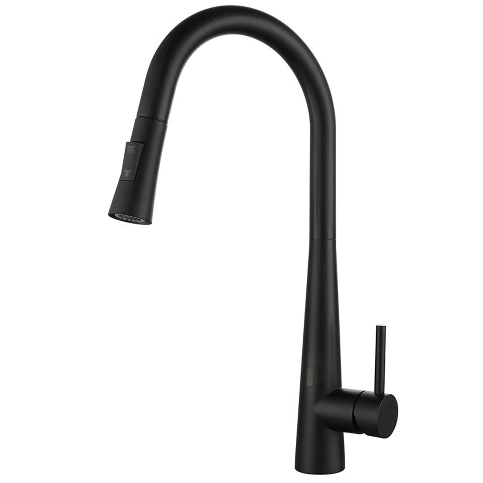 HADECOLL Touchless Stainless Steel Kitchen Faucet With Pullout Sprayer & Smart Sensor Modern Black H Single Handle Perfect For Home & Kitchen Upgrade Easy Installat