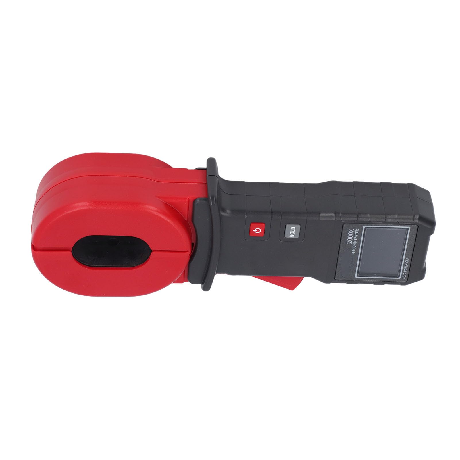 LCD Clamp Earth Tester, Digitaler Widerstandsmesser Display 0,01~500 Ω Erdungsmesszange Messgeräte Automatisch Ranging