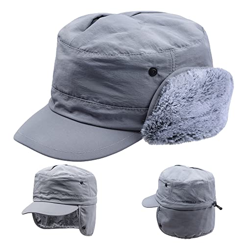 Bombardero Sombrero Mujere Hombre Gorra Ushanka Ruso Orejas Tramp...