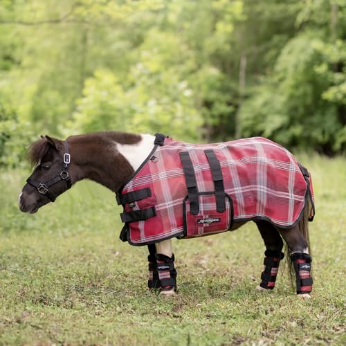 Image of Kensington Protective Products TEXTILENE Miniature Horse Fly Sheet, Merlot, 50-in