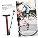 WHAMVOX Portable Bike Tire Foot Pump Convenient Air Pump for Easy Daily Use for Mountain and Road Bikes Lightweight and Portable Design for Quick Inflation