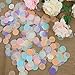 Mybbshower 1 Inch Pastel Tissue Paper Table Confetti Dots for Baby Shower Gender Reveal Birthday Party Decorations 2 oz