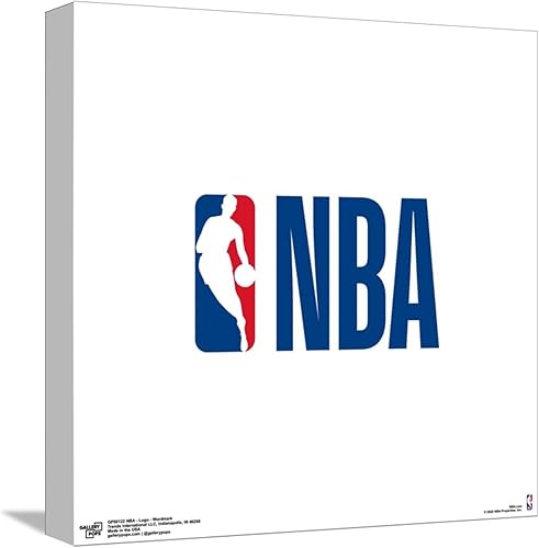 Trends International Gallery Pops Logotipo de la NBA - Lienzo decorativo para pared, versión sin marco, 12 x 12 pulgadas, arte de pared en lienzo