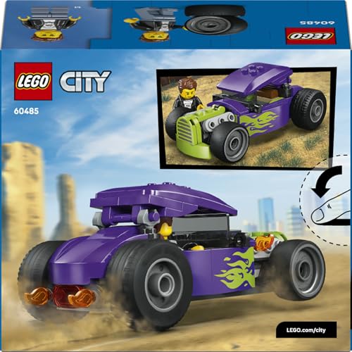 City Bolide - Auto da Corsa Giocattolo - Macchina con Minifigure del Pilota e Tetto Apribile - Set per lo Sviluppo della Motricità Fine - Regalo di Compleanno per Bambini da 5 Anni in su - 60485 - Lego - Immagine 10