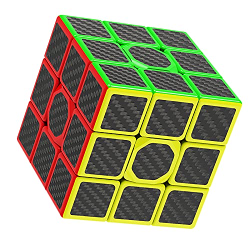 Speed Cube 3x3x3 with New Anti-POP Structure Smooth Puzzle Cube for Professional Players (Sticker)