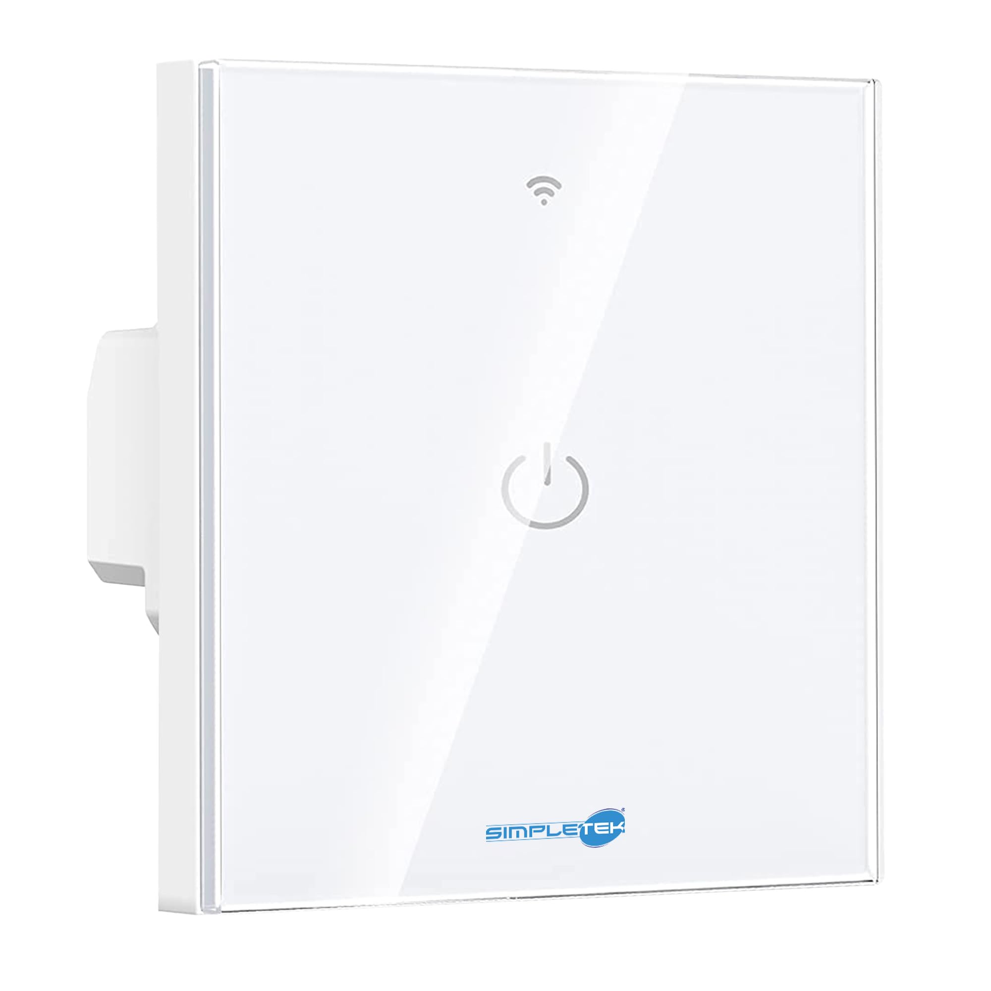 SIMPLETEK - Smart Wi-Fi Unterputz-Lichtschalter - Kompatibel mit Sprachassistenten - App-Fernbedienung und Timer-Funktion