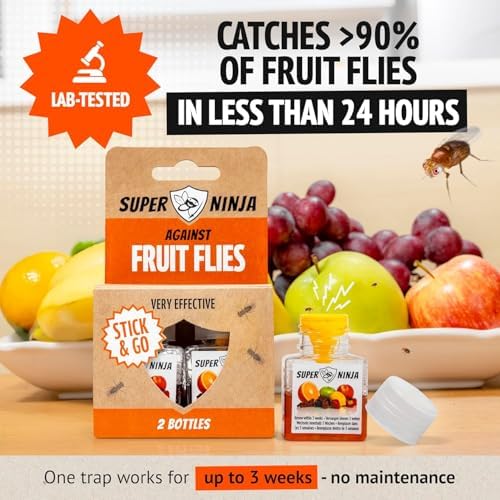 Super Ninja Fruit Fly Traps for Indoors, 2 Pack - View 5