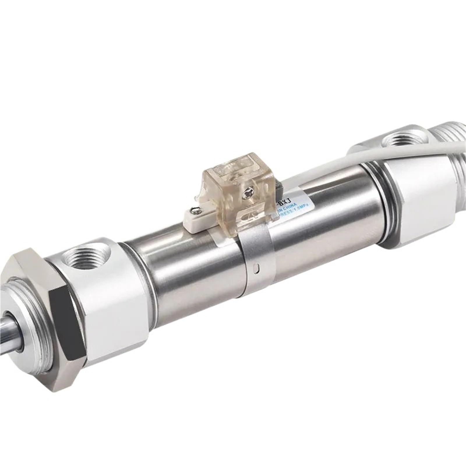 Mini vérin MAJ réglable en inox pour un guidage linéaire précis