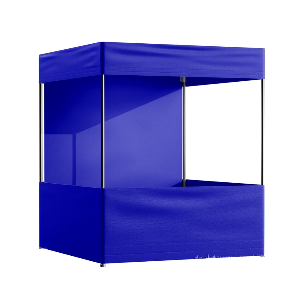 Printodelivery Table Ply Promotional Canopy Tent 6x6x7 Ft, Tetron Cloth Waterproof, UV Protected, 3-Side Open, Foldable & Portable Canopy for Advertising, Outdoor Promotion (Blue)-image-10
