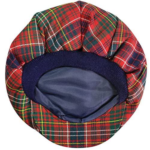 Casquette plate tartan Lumsden : ajustement parfait sans serrer