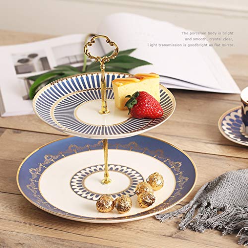 Assiette de fruits double couche gain de place pour table basse encombrée - 5