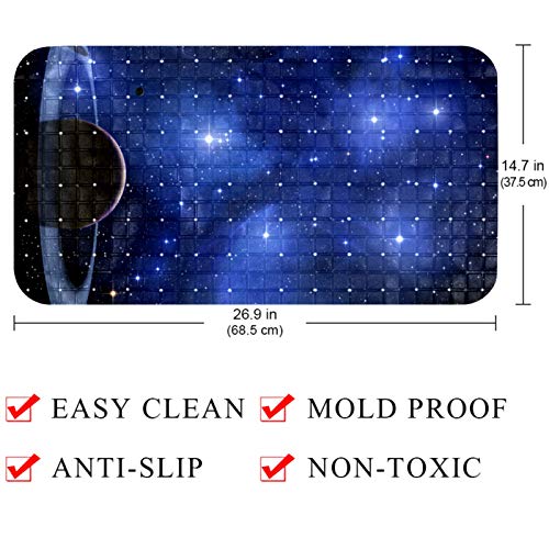 Tapis de bain Bennigiry avec perforations d'évacuation d'eau de bain - 5