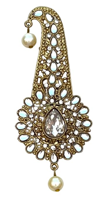 fure Drop Classic Metal Kilangi Brooch (Bronze) for Men-picture-55
