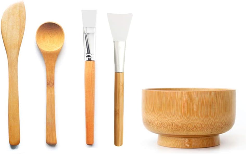 ciotola di legno per la maschera facciale