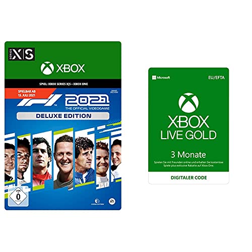 F1 2021: Deluxe | Xbox - Download Code + Xbox Live Gold 3 Monate (Download Code)