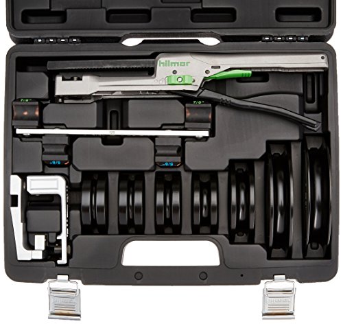Hilmor Compact Bender Kit with Reverse Bending Attachment for 1/4" - 7/8" Tube and Pipe Bending, Black, CBKRB 1926598