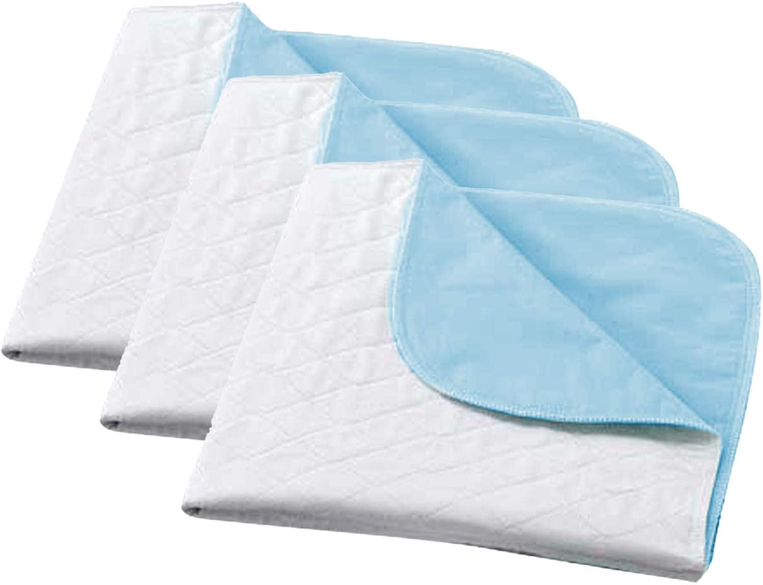 HYGIENX Deluxe Waterproof Sheet Protector, 34x36 inches, 3 Pack, 4