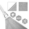 Patio Paradise 8' x 8' Sun Shade Sail Rectangle Canopy Patio Cover Sunlight Block Awning Heavy Duty Commercial Grade for Backyard Lawn Garden Outdoor Activities, Gray #3