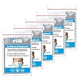 5x Antibeschlag Tuch für Brillen, Antifog Tuch, Microfaser Brillenreinigungstuch bis zu 200 Mal...