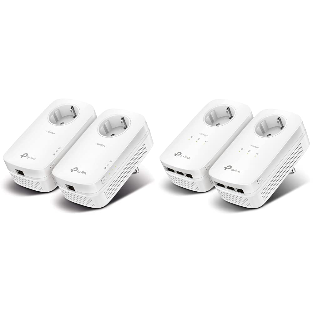 TP-Link Powerline Adapter Set TL-PA8010P KITweiß & Powerline Adapter Set TL-PA8030P KITweiß