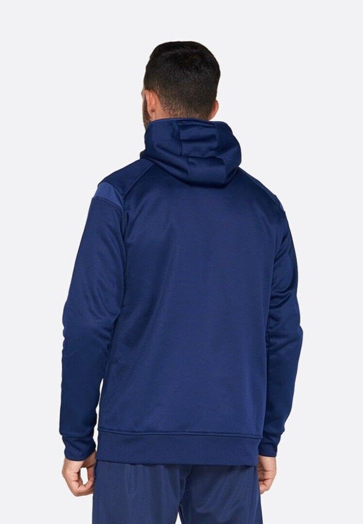 Zeus Giacca Realx Monolith Giacca Zip Intera e Cappuccio Calcio Passeggio Tempo Libero Nuovi Arrivi (2XL, Blu)