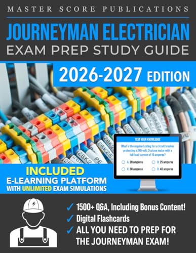 Journeyman Electrician Exam Prep Study Guide: All-in-one Handbook to Pass the Test with Confidence