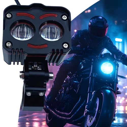 Faro LED de motocicleta 35W con luces de alto brillo ajustables para moto de cross 3