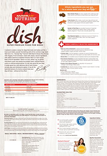 Nutrish 7119000808 Rachael Ray Dish Premium Natural Dry Dog Food, Beef & Brown Rice Recipe thumb #2