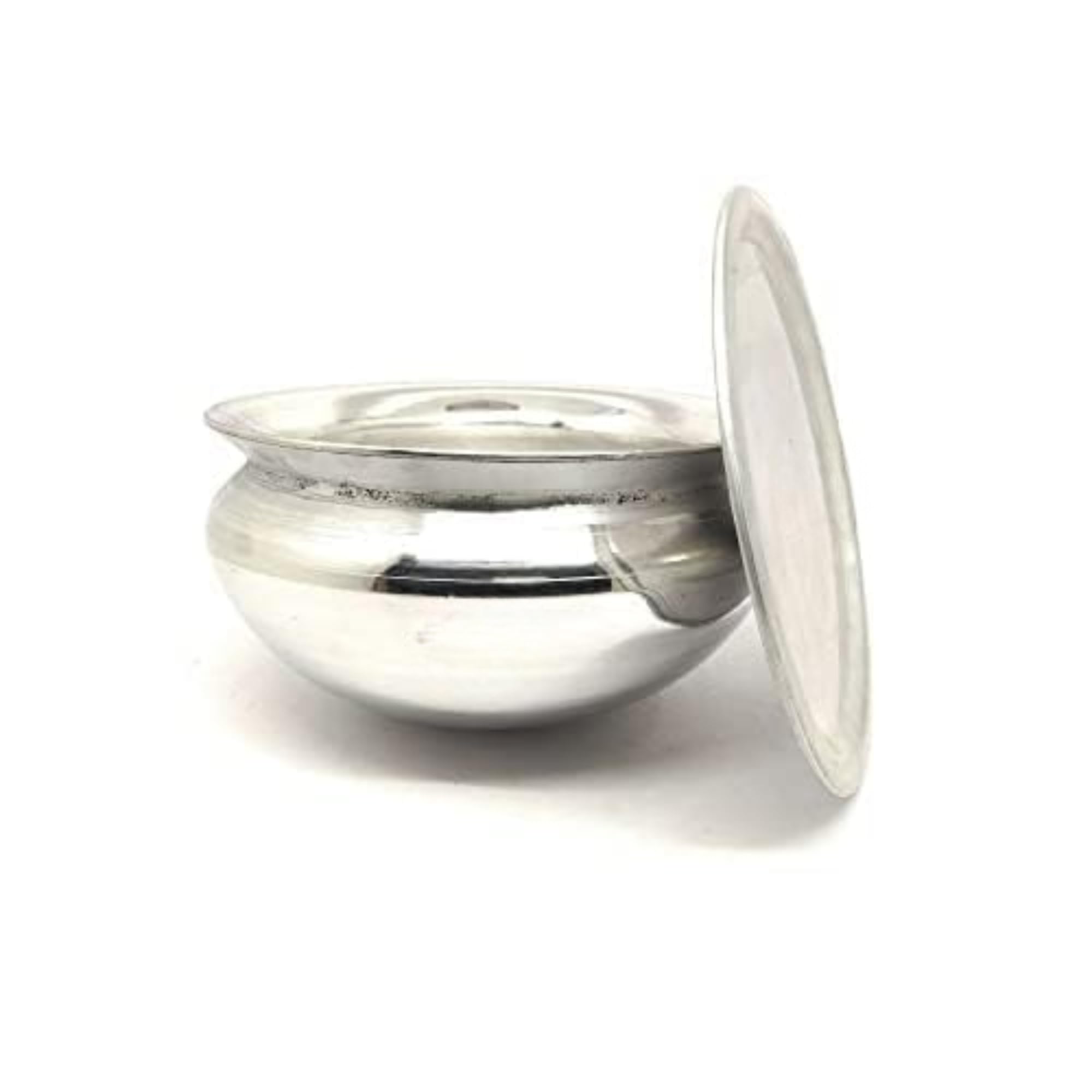 PanCraft Aluminium Handi with Lid 5.7L | Glossy Finish Tope Patila Degchi | Dhari Patiya Biryani Rice Cooking Pot | Large Aluminium Vessel for Gas Stove | Traditional Indian Cookware | 8 Sizes-image-5