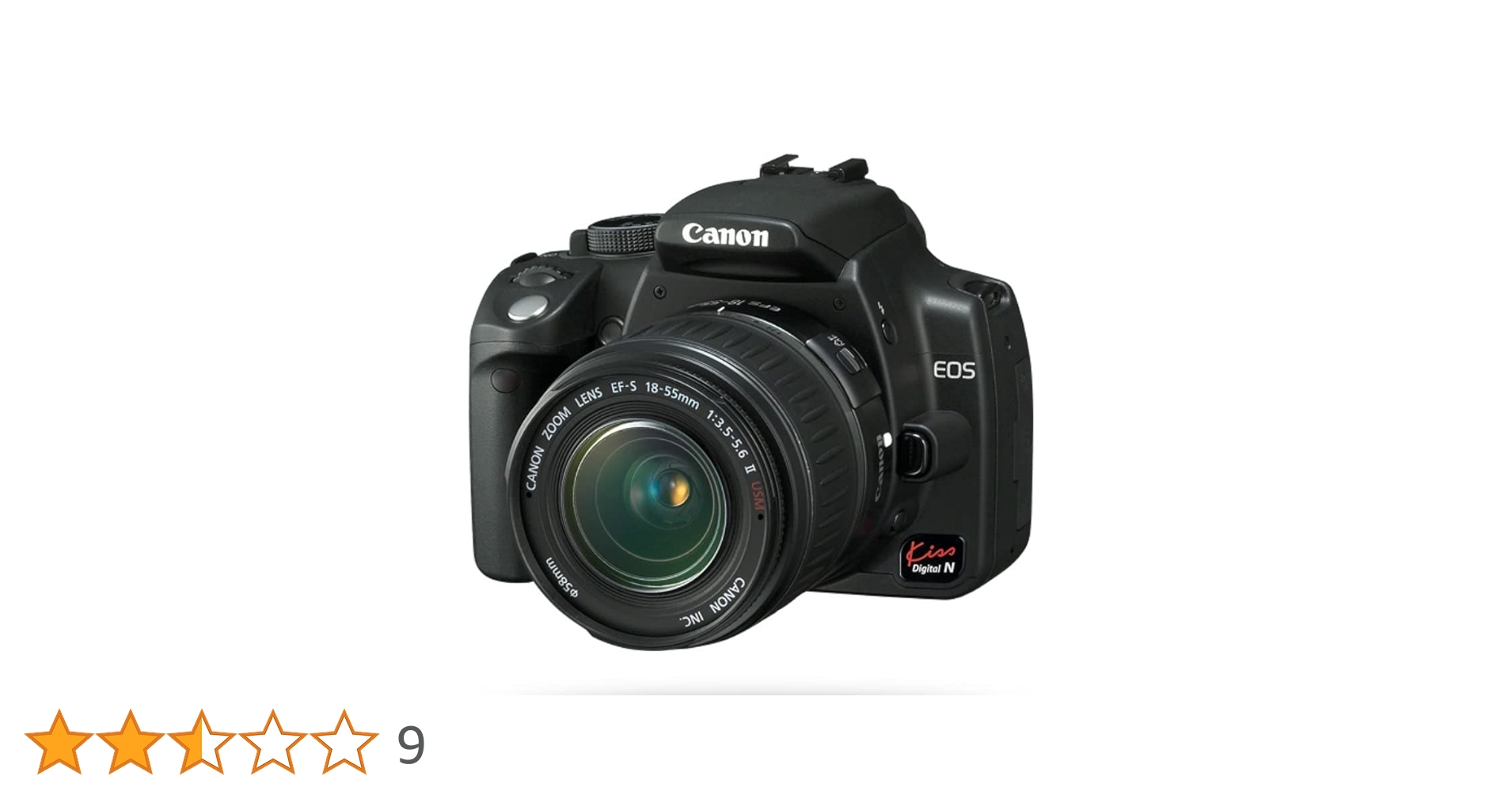 【一眼レフ入門！】Canon EOS kiss Digital N レンズセット キヤノン Canon EOS kiss Digital N レンズセット ブラック