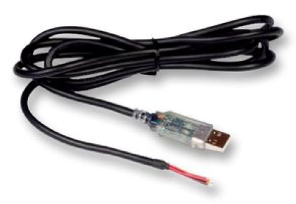 Câble USB Vers RS485 RJ12 - Convertisseur Série FTDI FT232RNL - 1.8 M - Compatible Windows, Linux, Mac - Pour équipement Industriel