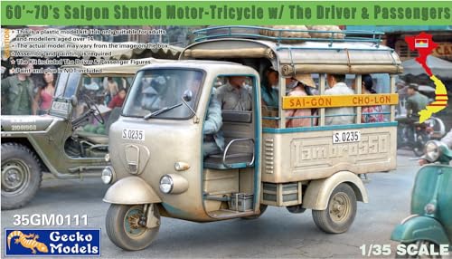 Modelo Escala 1:35 Saigon Shuttle Tricar miniatura 2