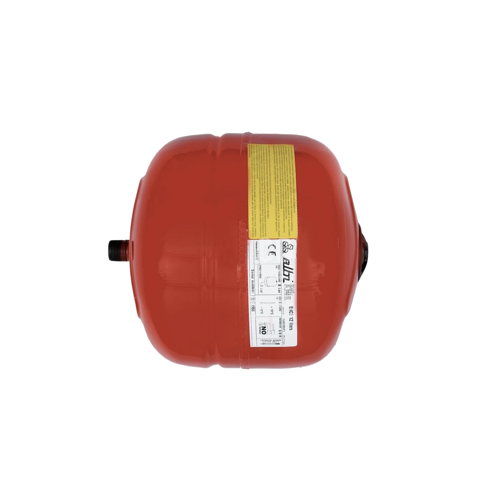 VASO ESPANSIONE CALDAIA 12L 270mm DIAMETRO ROSCA 3/4" 3bar