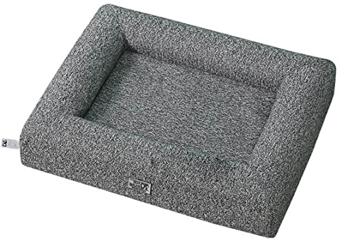 Dear Darling DD-01 Orthopädisches Luxus Katzenbett und Hundebett gelenkschonend mit Memory Schaum, waschbarem Sommer-und Winterbezug und grabverhalten-fördernder Matratze (L, Anthrazit)