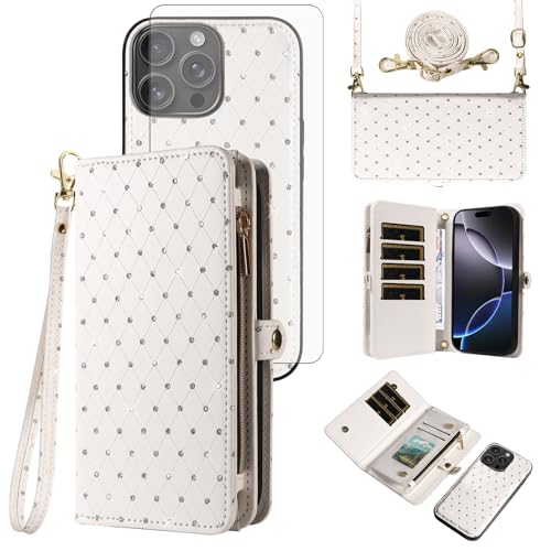 Coque iPhone 16 Pro Max Asuwish pour un usage quotidien blanc