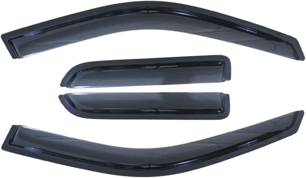 4pcs for 09-18 Ram 1500 Quad/Extended Cab Guard Window Visors