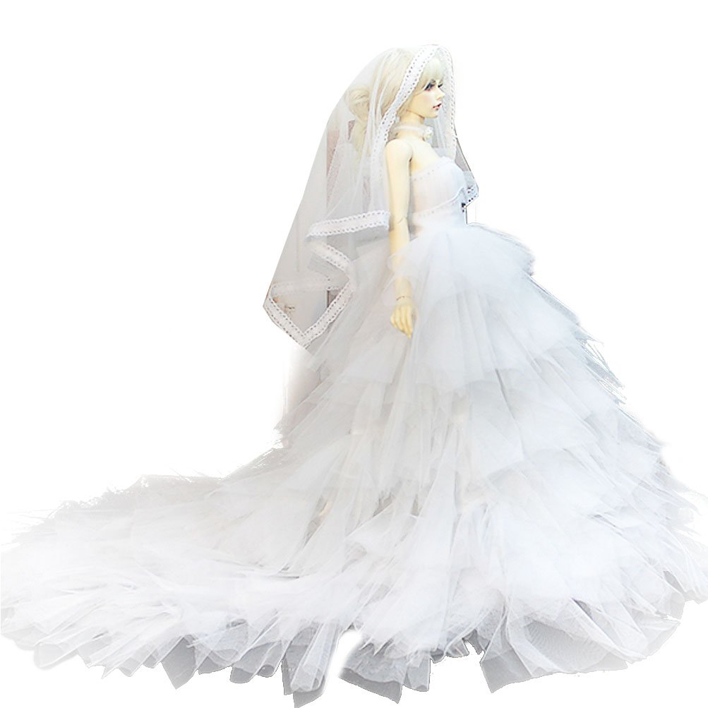 Amazon.co.jp: bjd SD ドール 用 衣装5スタイル ガーゼ ロマンチック