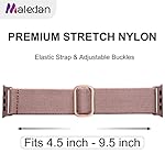 Maledan 10 Pack Stretchy Solo Loop Compatible with Apple Watch Band 40mm 38mm 41mm 42mm 44mm 45mm 46mm 49mm Women Men,Soft Nylon Elastic Strap Wristband for iWatch Series 10 9 8 7 6 5 4 3 2 1 SE Ultra - Image 3