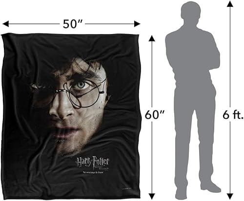 Vista 10 de Harry Potter - Póster de las Reliquias de la Muerte Parte 1, manta supersuave de tacto sedoso, 36 x 58 pulgadas