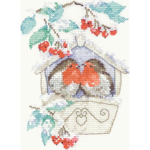 Kit point de croix compté Heritage motif cachette broderie fil aiguille