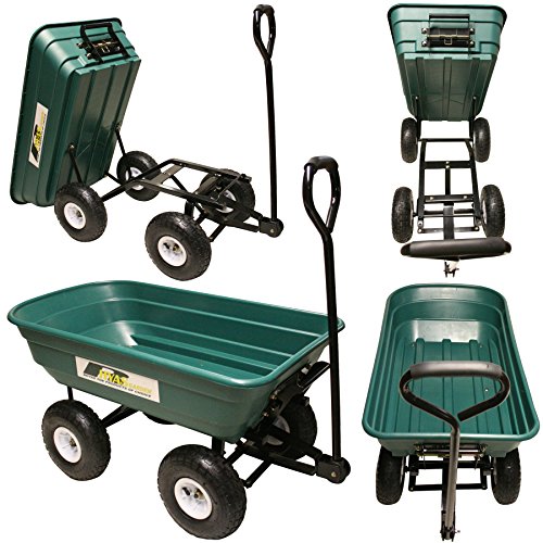 Garden Tipping Trolley Cart Wheelbarrow